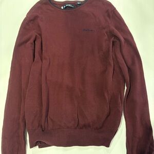 Men's Burgundy Sweater